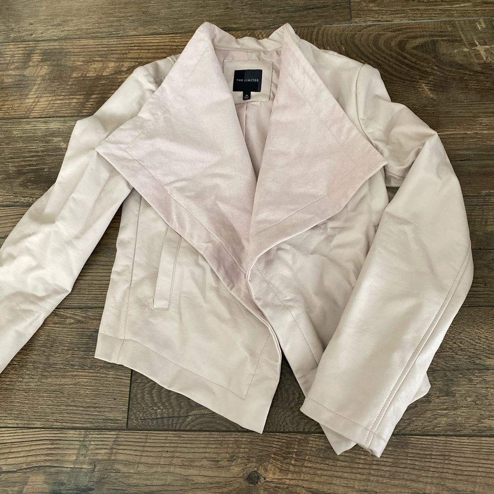LOFT faux leather / suede moto jacket